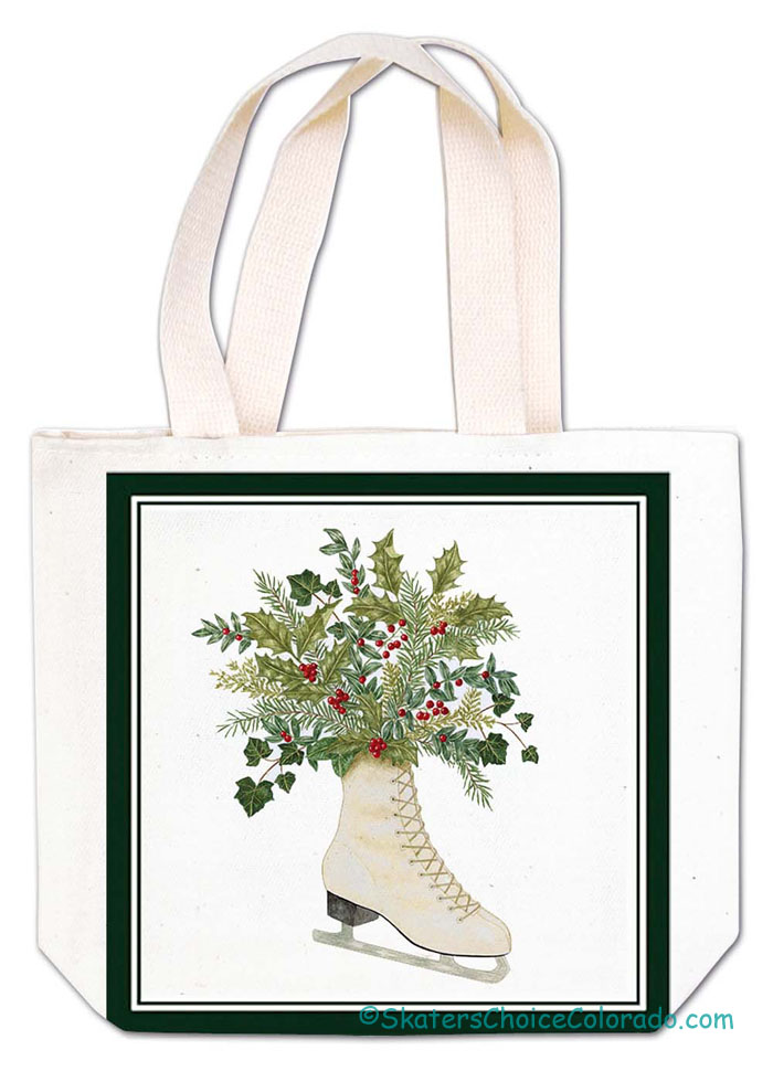 * Ice Skate Tote Bag Large * - Click Image to Close